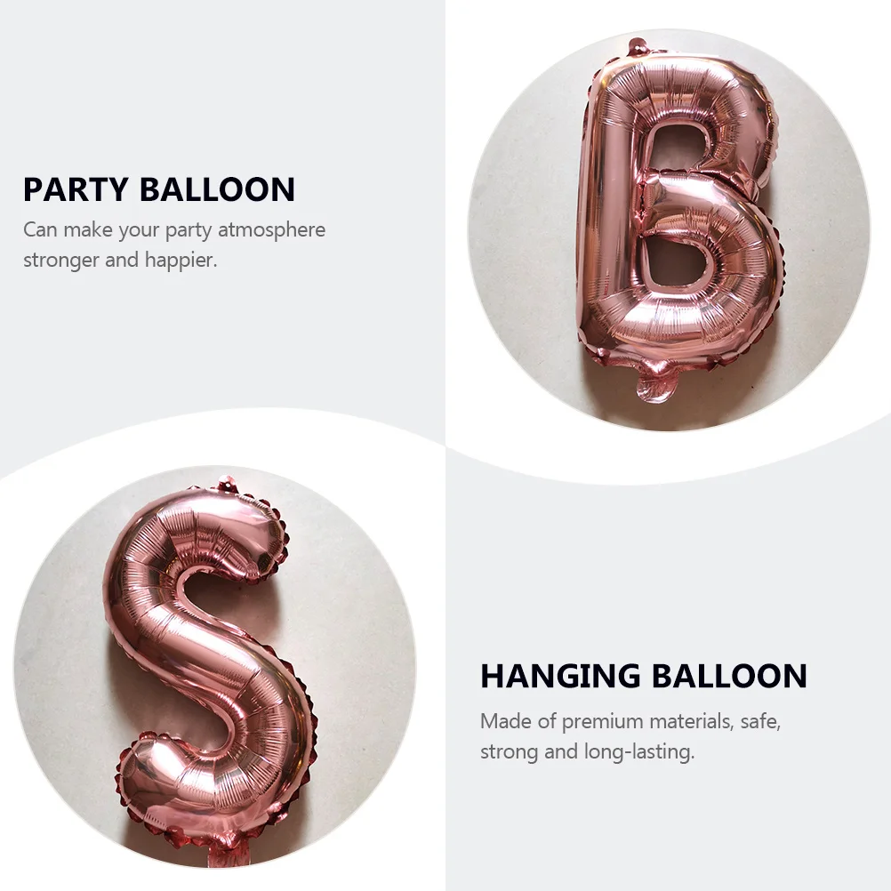 

1 set Hawaii Party Letter Balloon Premium Decoration Hanging Balloon For Birthday Wedding Event Party Supplies