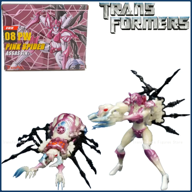 

В наличии Трансформер BWM-08PW Super Warriors TA Белый Металл Черная Вдова Alci Подарок на день рождения Аниме Персонаж Прототип Студия