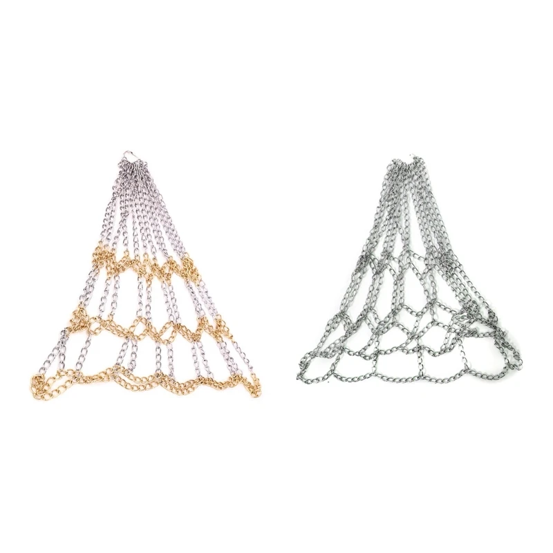 

Outdoor Metal Chain Basketball Net 12 Hooks Basketball Net Hoops Easy to Install