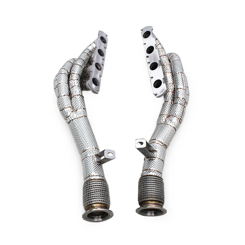 

Yooking Heat Shield Race Car Stainless Steel Exhaust System For AUDI R8 V8 4.2L 2007-2016 Header Manifold Flexible Pipes