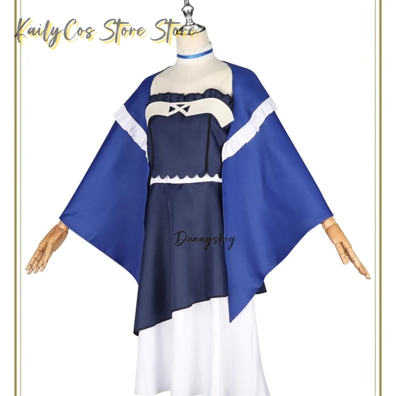 جيوب الصيف هيسامي يا فستان أزرق تأثيري حلي أنيمي شخصية الحياة الثانية الزي مجموعة هالوين لعب الأدوار disfraz adulto #4