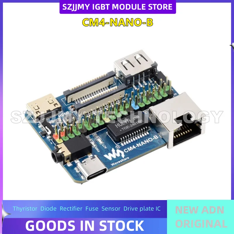 Raspberry Pi CM4 Same Size Expansion Board B-Type RJ45 Gigabit Ethernet Port/USB/CSI 5V Power Supply  NEW ORIGINAL IN STOCK