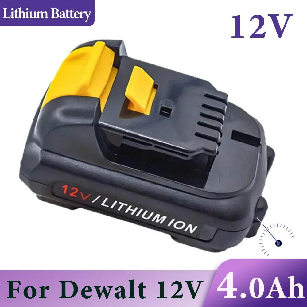 4.0Ah Reachargeble Battery for DeWalt 12V Power Tools DCB120 DCB122 DCB124 DCB125 DCB121 DCB100 DCB101 DCB119 Spare Battery