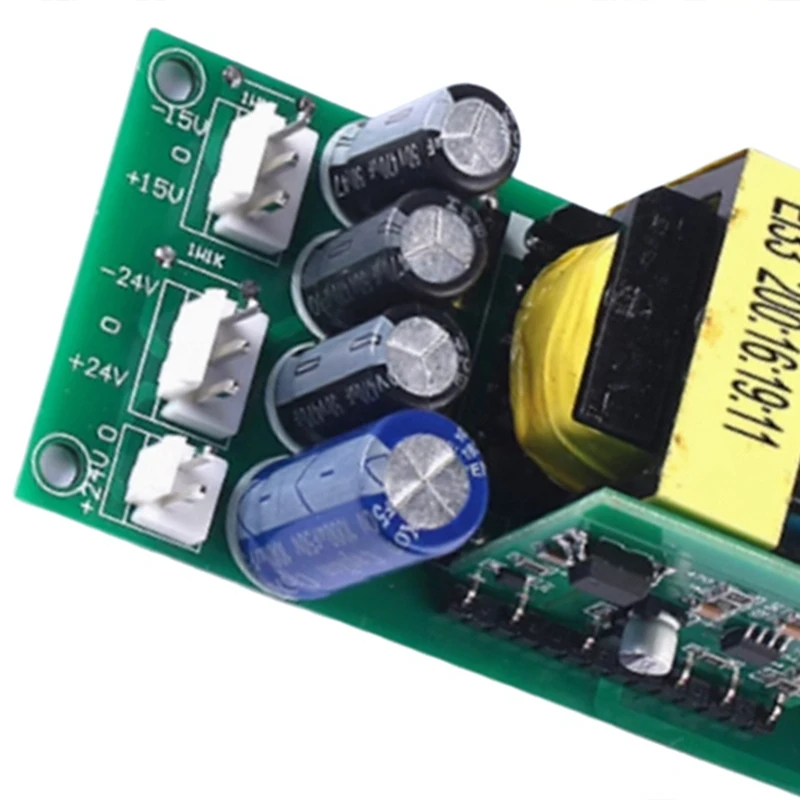 High Power Dual Voltage Switching Power Supply Board 24V & Dual 15V Outputs Efficient Auxiliary Switch Board