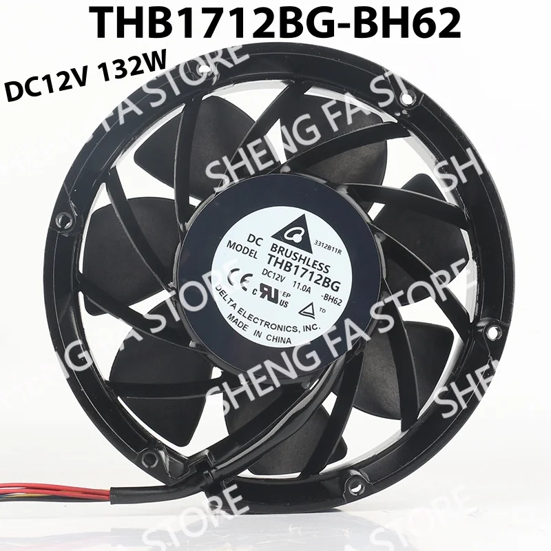 Violent large air volume PWM round Original Delta 24V 48V DC 12V 11.0A AC EC 17251 172X172X51MM 17CM THB1712BG-BH62 cooling fan