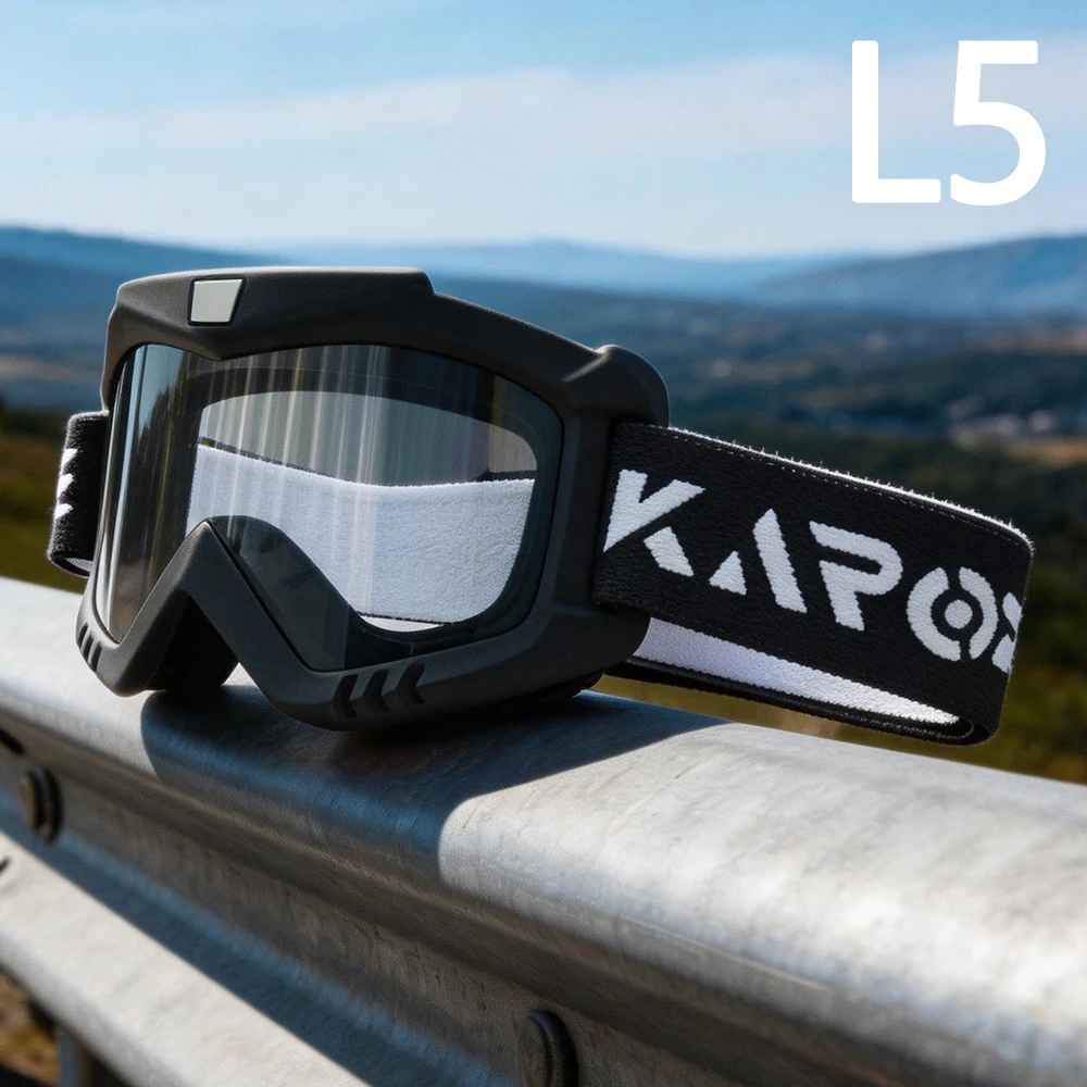 Karos New Motorcycle Goggles Motocross UV400 Protection Windproof Sport Glasses Men Women Off-Road Helmet Cycling Racing Eyewear