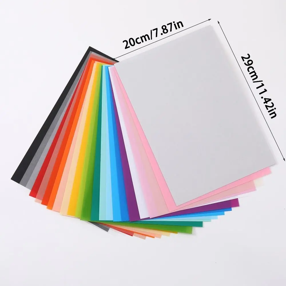 3/5/10Pcs Schrumpfen Kunststoff Blätter DIY Spaß Thermische Schrumpfen Film Transluzente Schrumpfen Kunst Film Papier handgemachte Liefert