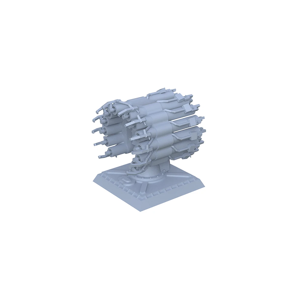 Russian  RBU-6000 ASW ROCKET LAUNCHER MRY-SFW 1/200 1/350 1/700 LYWP007