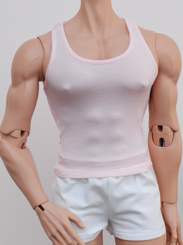 D10-A017 Children Toy BJD DD SD MSD 1/6 1/4 1/3 Uncle 73 ID75 TD85 Doll's Clothes Customized Grey Black Simple Vest 1pcs