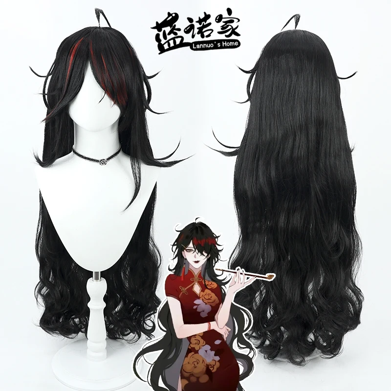 

Виртуальный YouTube Vtuber Vox Akuma Cos Косплей Парик Хэллоуин Карнавал Реквизит для вечеринки Синтетические волосы Термостойкое волокно + Кепка для парика