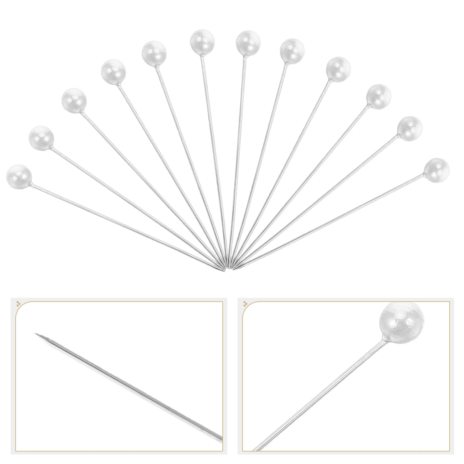 

20 Boxes Sewing Pins Ball Head Straight Pin Fabric Quilting Long Corsage Stick Dressmaker Jewelry Diy Craft Project Durable