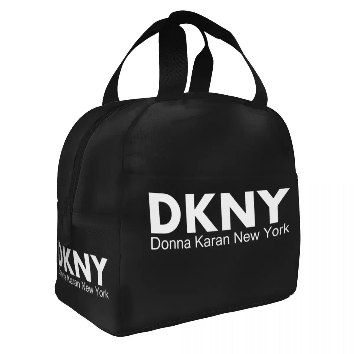 D-DKNY 휴대용 점심 가방 재사용 가능한 야외 피크닉 학교 식품 절연 가방