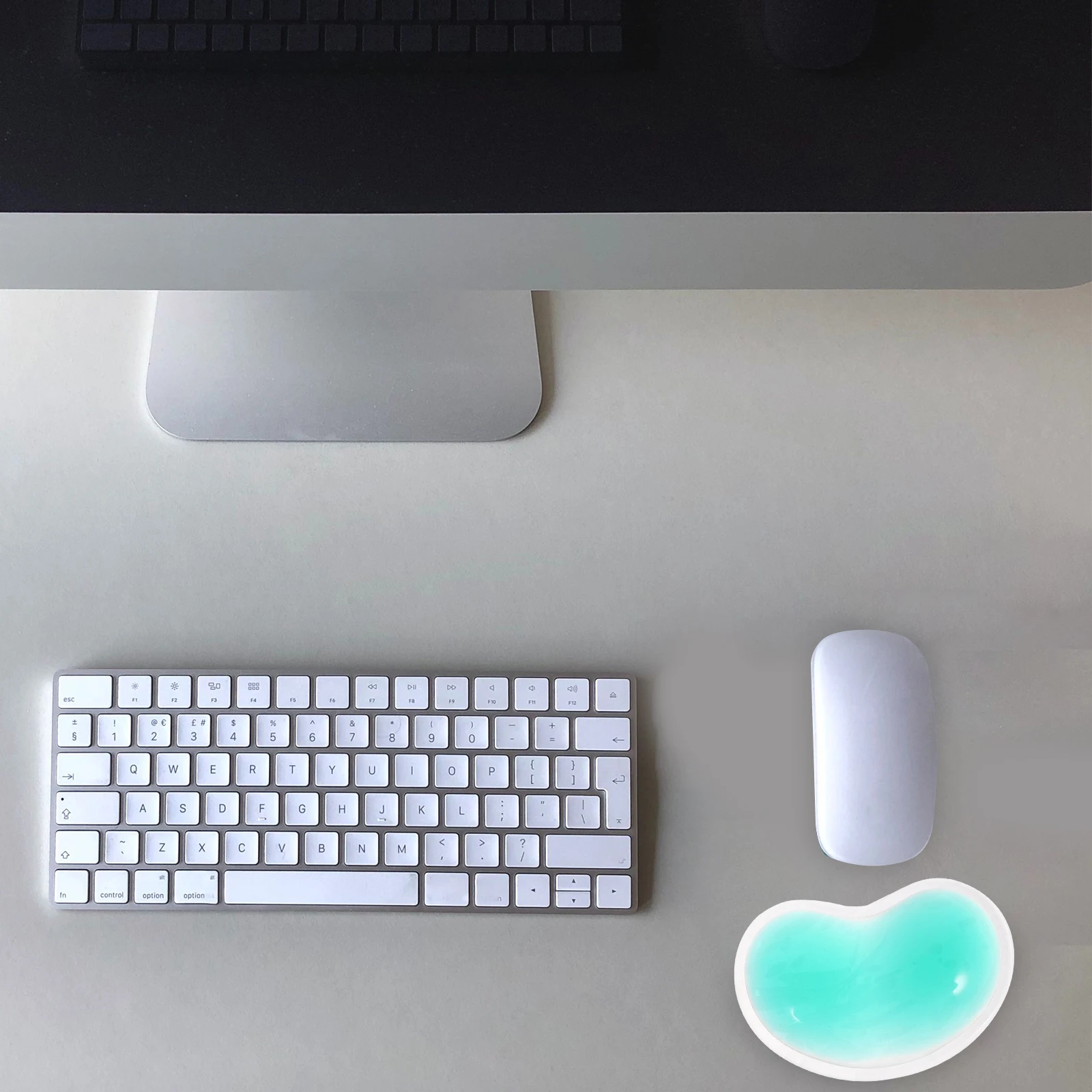 

2Pcs Silicone Mouse Wrist Rest Ergonomic Silicone Material Soft Comfortable Anti Carpal Tunnel Wrist Support Mat for Office