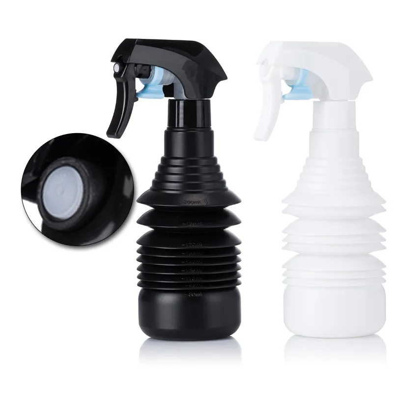 Spray bottle Retractable spray  Fine mist  can be telescopic, folded, bent and convenient for beauty salon tools