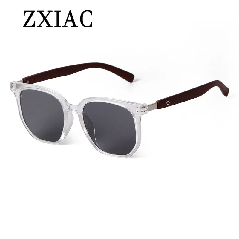 

ZXIAC Trendy Retro Square Sunglasses Women Rivet Decorative Sun Glasses Men 70s Sunnies Classic Vintage Oversized Shades UV400