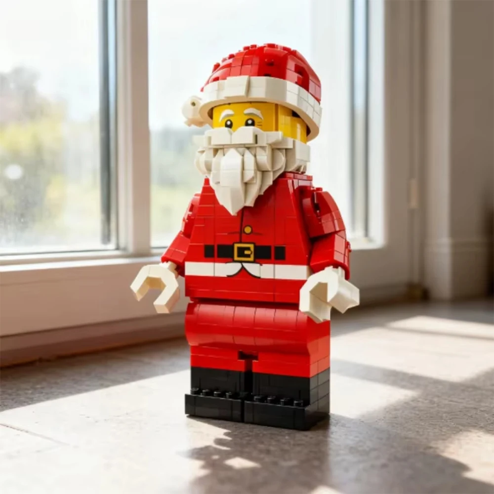 

Новая креативная серия: 761 деталь, модель Санта-Клауса, развивающие строительные блоки, детские игрушки для подарка на Рождество или день рождения.