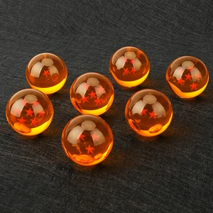 Dragon Ball Z-7 Stars Laranja Bola De Cristal Anime Figura Brinquedos, Coleção Anime Modelo Bonecas, Decoração Do Quarto De Casa, Presentes De Aniversário, 7 Pcs/Set 8 principais vendas dragão de cristal - №8