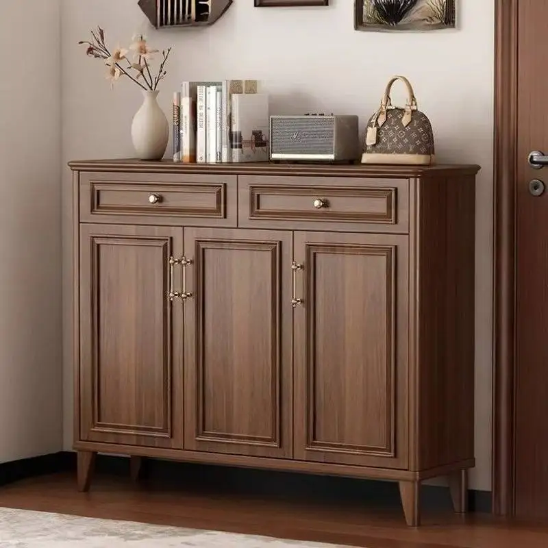 

Durable Minimalist Shoe Cabinet Wooden Storage Corner Apartments Shoe Rack Corridor Organizer Organizador De Zapatos Furniture