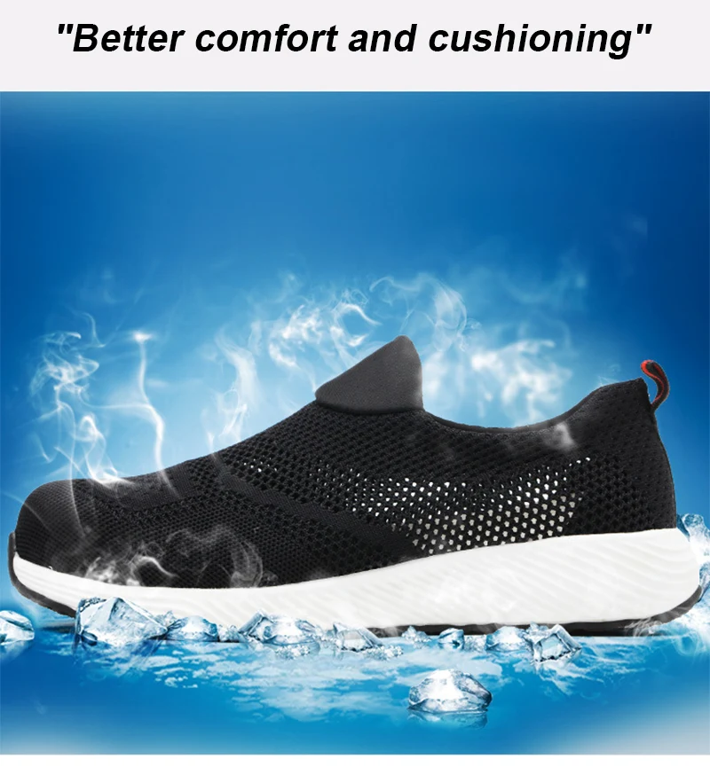 Sommer Leichte Arbeits Turnschuhe Stahl Kappe Männer Frauen Tennis Arbeit Sicherheits Schuhe Atmungsaktive Bau Schuhe Arbeit Stiefel Schuhe – Detail 11