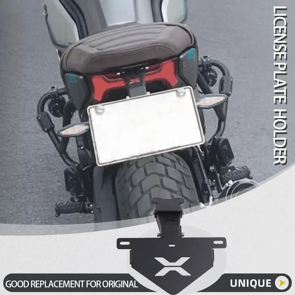 Motorcycle Parts License Plate Holder Rear Fender Tidy Eliminator Registration Bracket For CFMOTO CL-X 700 CLX700 700-CLX 20-23