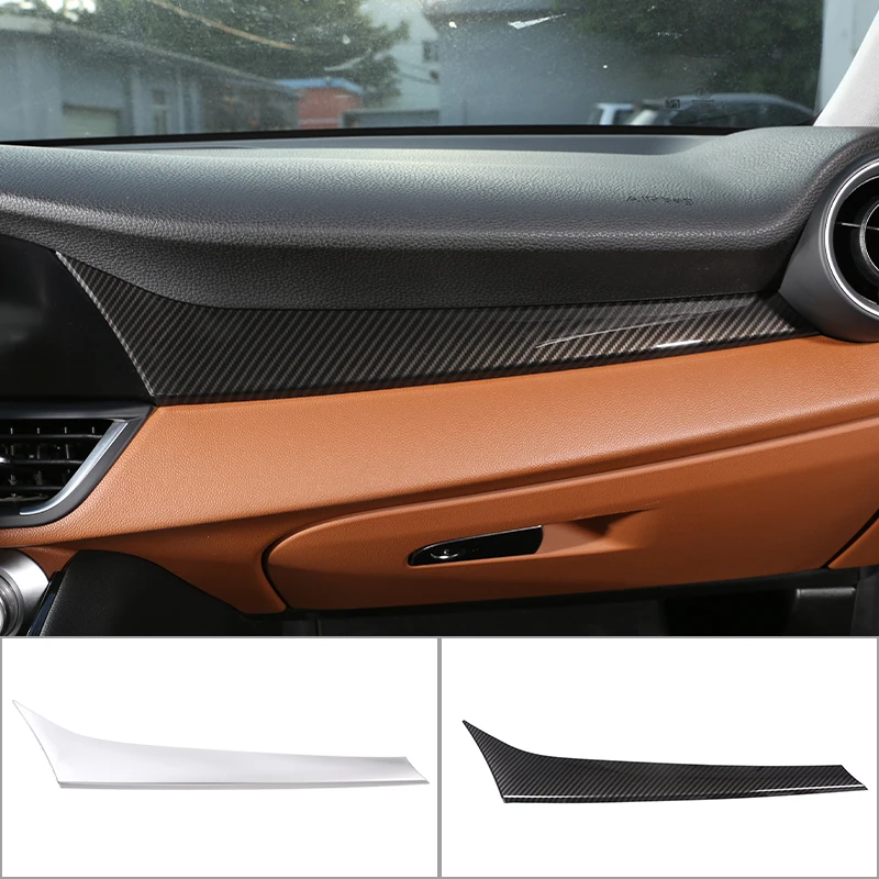 

Car Styling Center Console Dashboard Panel Decoration Cover Trim For Alfa Romeo Giulia 2017 2018 2019 2020 Interior Accessories