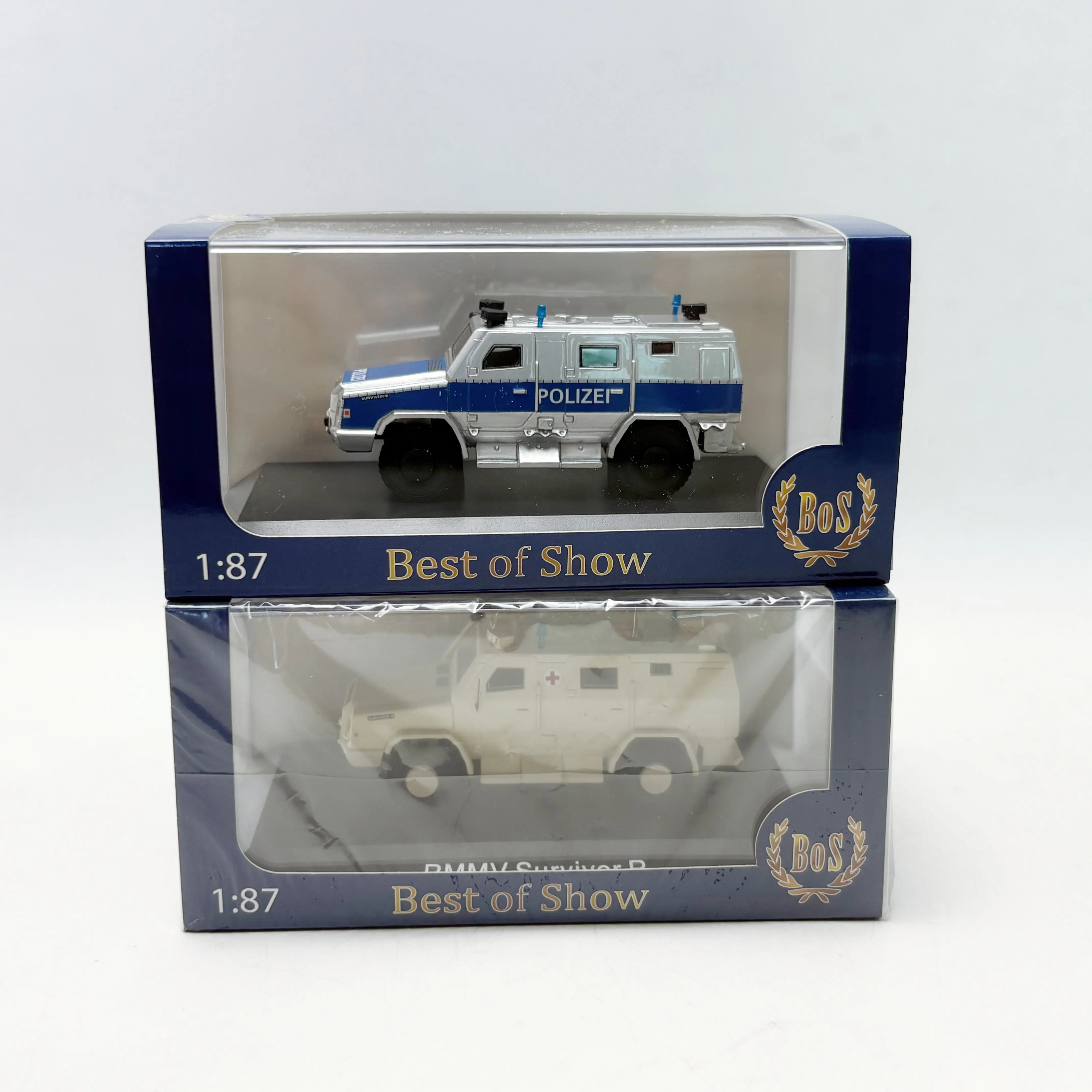 BOS 1/87 Scale RMMV German Explosion Proof Armored Vehicle Resin Car Model