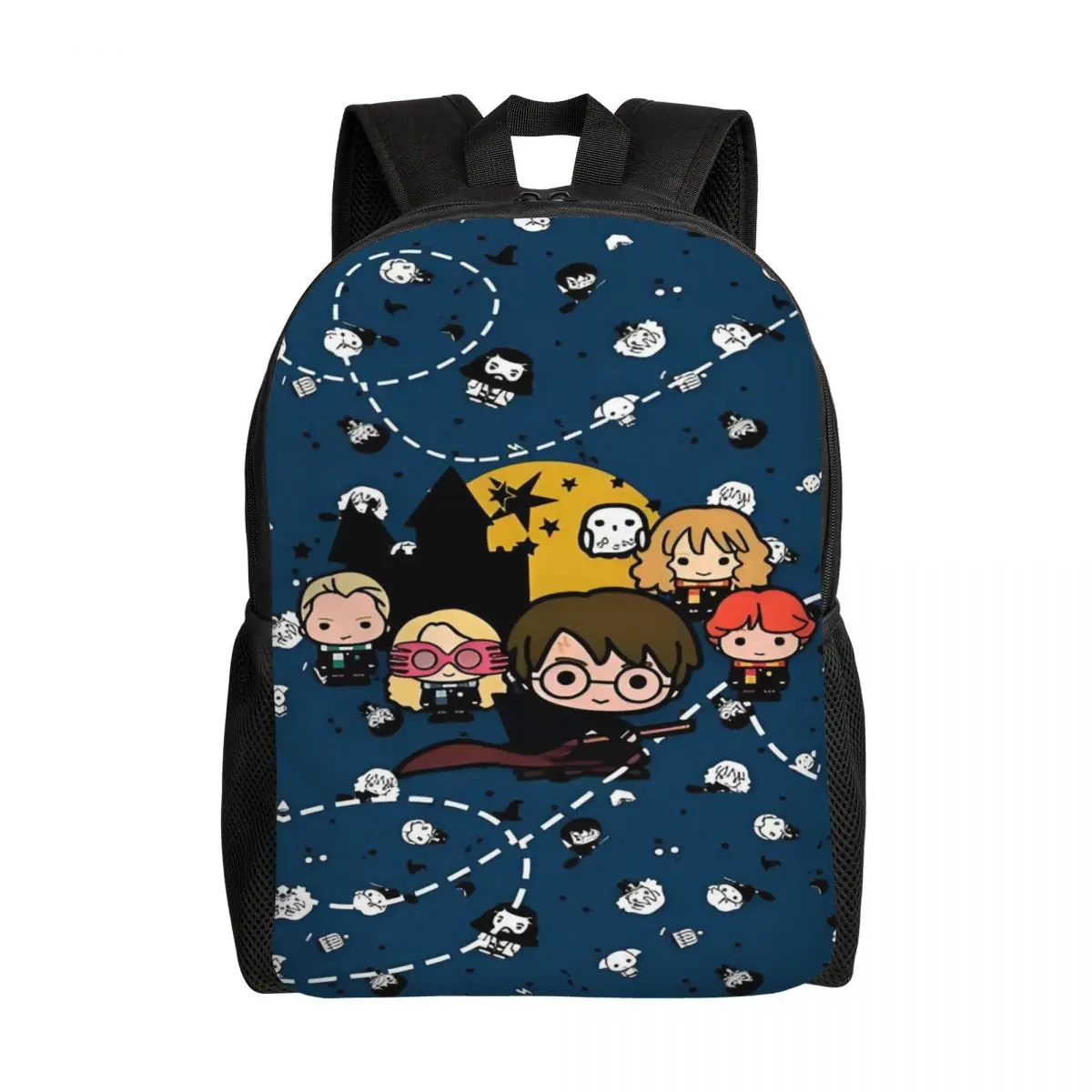 

Custom H-Harrys Laptop Backpack Men Women Basic Bookbag for College School Students Magic School Bag