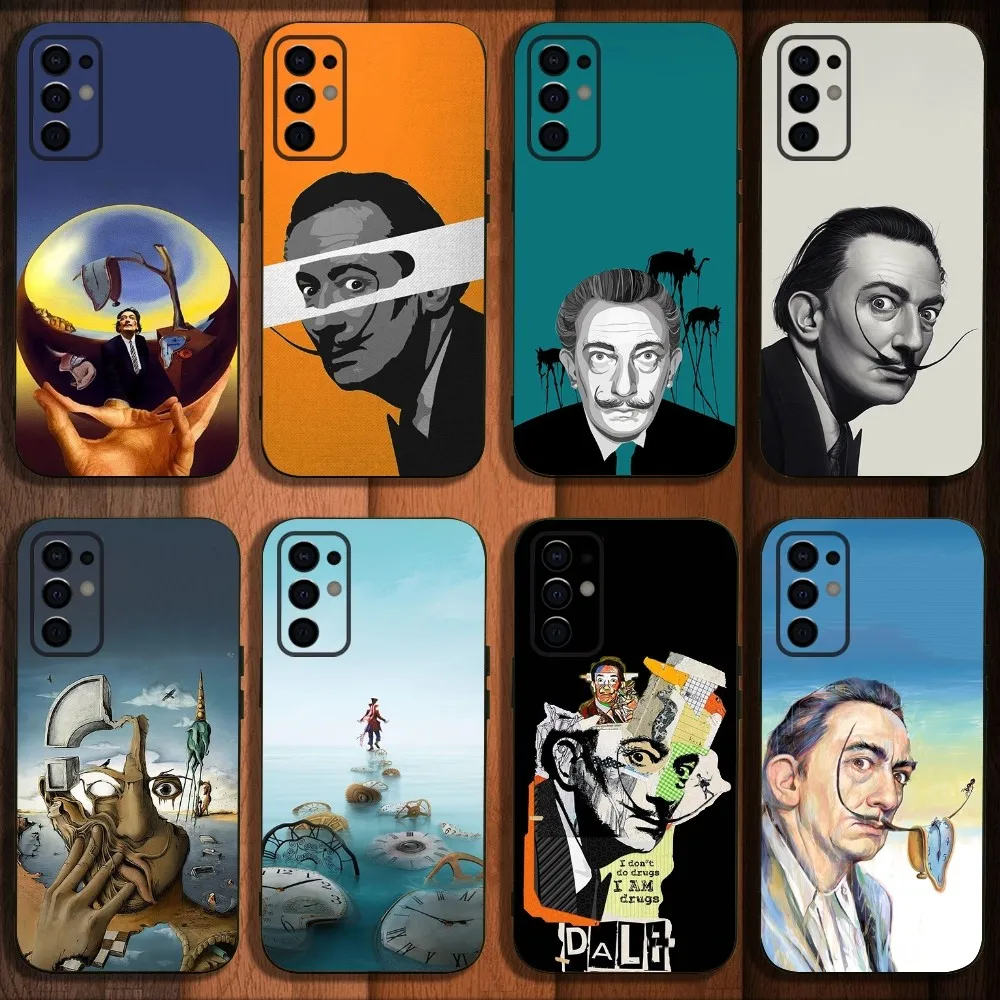 S-Salvador D-Dali painting Phone Case For Samsung S24,S21,S22,S23,S30,Ultra,S20,Plus,Fe,Lite,Note,10,9,5G Black Soft Cover