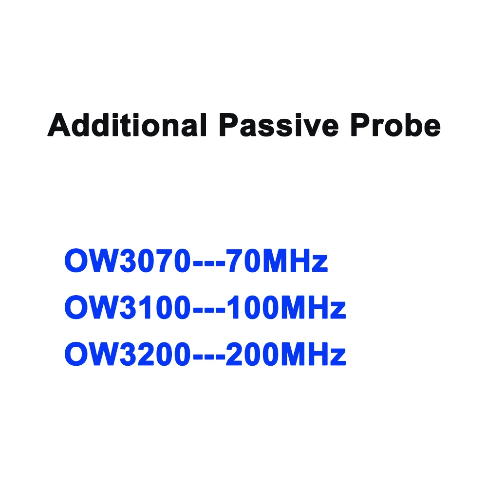 OWON Oscilloscope Accessories Passive Probe 70MHz 100MHz 200MHz OW3070/3100/3200 for XDS HDS Series Oscilloscopes