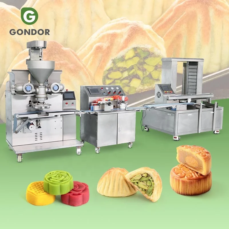 Automatic Dough Press Baking Mamoul Moon Cake Forming Mooncake Making Machine Maamoul Production Line