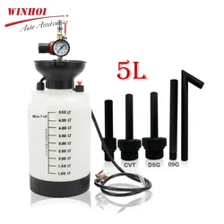 5L High Capacity Car Syringe for Brake Fluid Replacement Car Brake Fluid Reservoir Oil Change Syringe Oil Pump Replacement Tool