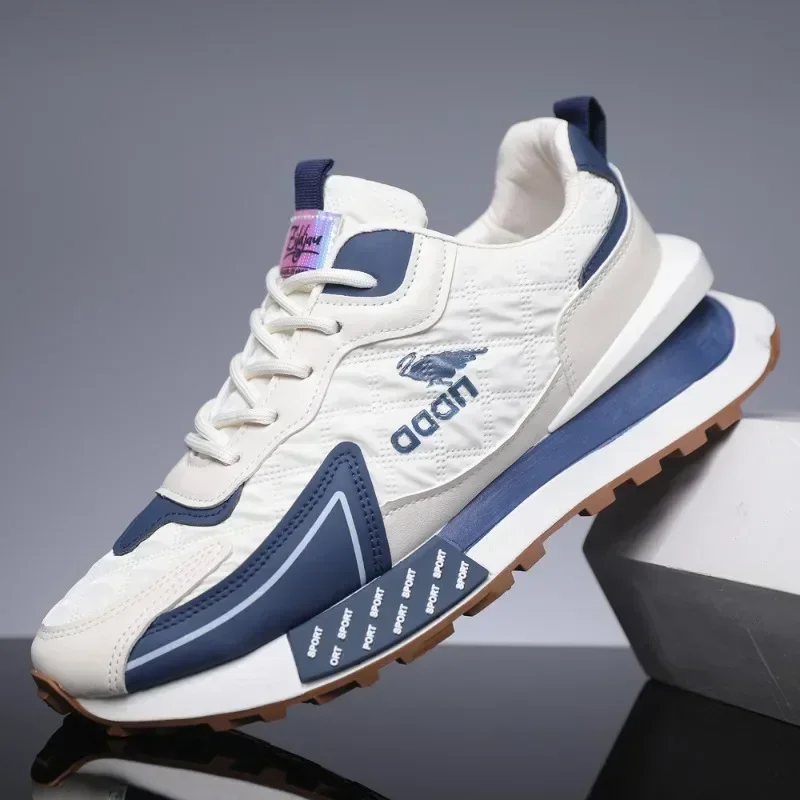 

Мужские кроссовки, осенние модные дышащие кроссовки для бега на открытом воздухе, спортивные кроссовки на платформе, нескользящая работа