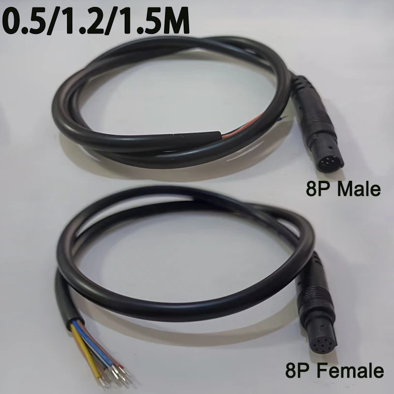 8Pin Jack Car DVR Camera Extension Cable HD Monitor Vehicle Rear View/Back Up Camera Wire Male Female Plug Cord