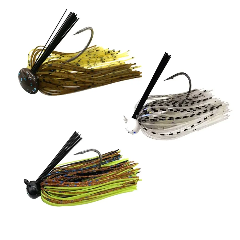 Mycena 12G/16G 축구 지그 스피너 미끼 Weedless Jig Chatter 미끼 낚시 루어 Chatterbait Wobbler For Bass Fishing Tackle