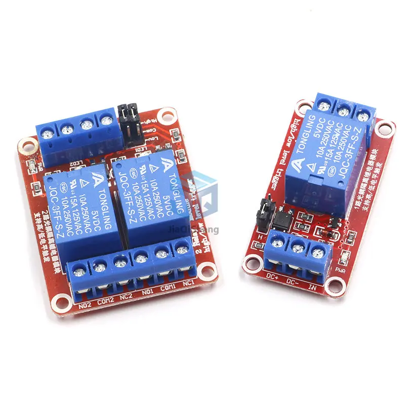 1 2 4 8 Channel 5V 12V Relay Module Board Shield with Optocoupler Support High and Low Level Trigger for Arduino