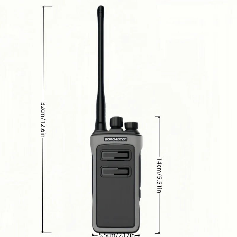 MOTOWEISU Draagbare tweeweg lange afstand krachtige walkie-talkie UHF 400-470 Mhz VOX Helder geluid Upgrade tweewegradio voor buiten