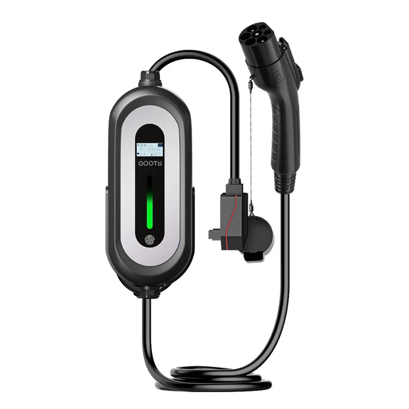 

GOOTU Portable 7KW 32A GBT EV Charger Fast Charging Adjustable 5 Gears Current for Electric Car