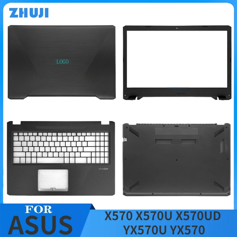 

New Case Laptop Cover For ASUS X570 X570U X570UD YX570U YX570 LCD Back Cover/Front Bezel/Palmrest/Bottom Case Upper Top Shell