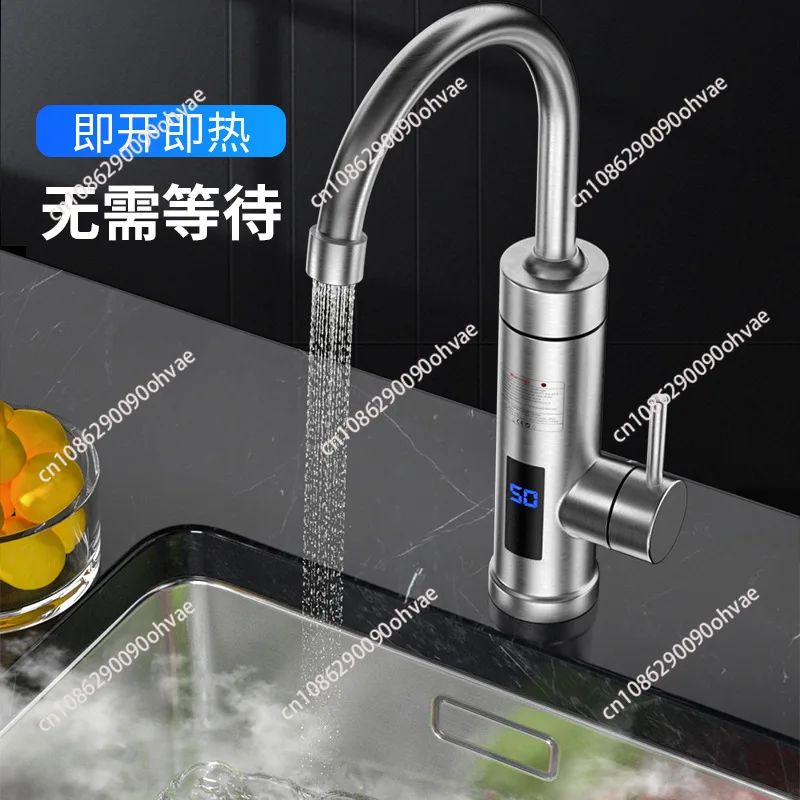 220V 110V 3000W Electric Water Heater Kitchen Faucet Instant Hot Water Faucet Heater Heating Faucet Instantaneous Heaters