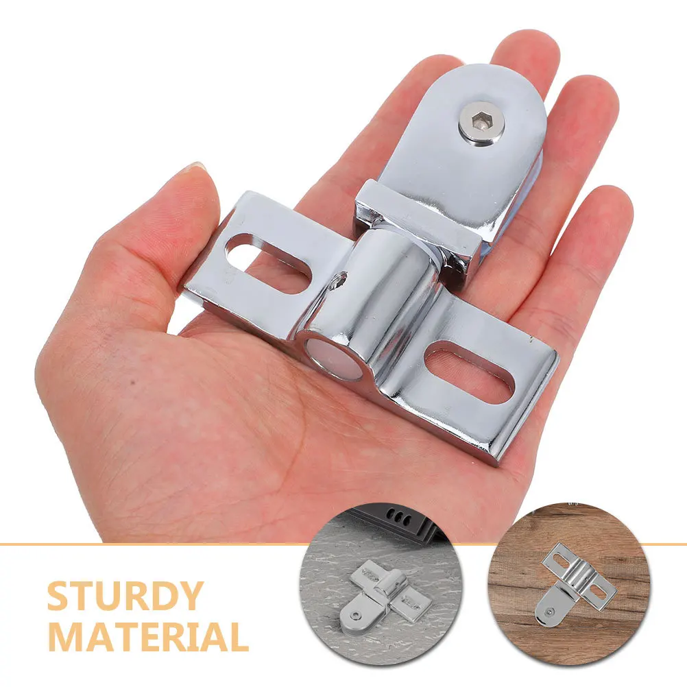 Cerniere a perno in acciaio inossidabile da 2 pezzi per porte doccia in vetro Hardware per bagno resistente Set di cerniere nascoste per montaggio superiore inferiore