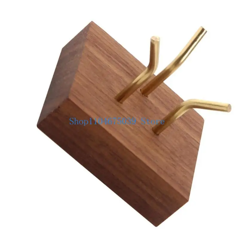 

5asd Mineral Specimen Rack Sophisticated Wood Display Stand for Crystals Fossils and Collectibles Rock Collection Holder