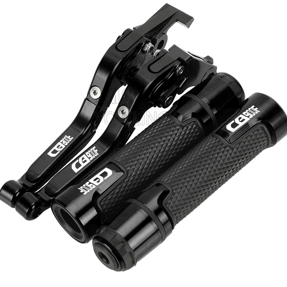 

Motorcycle Adjustable Brake Clutch Levers Handlebar grips For Honda CB 900F CB919 Hornet CB 919 900F 900 F 2001- 2008 2007 2006