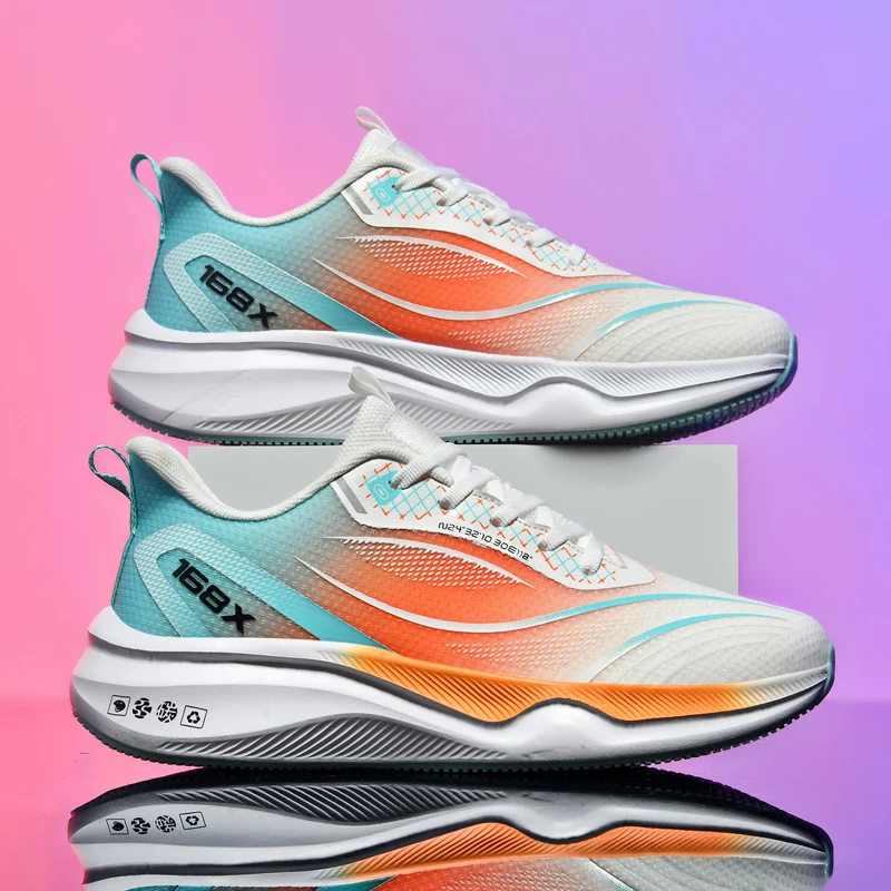 

Four Seasons Men's Shoes 2025 New Breathable Mesh Thick soled Sports Shoes for Youth Versatile Casual Running Shoes