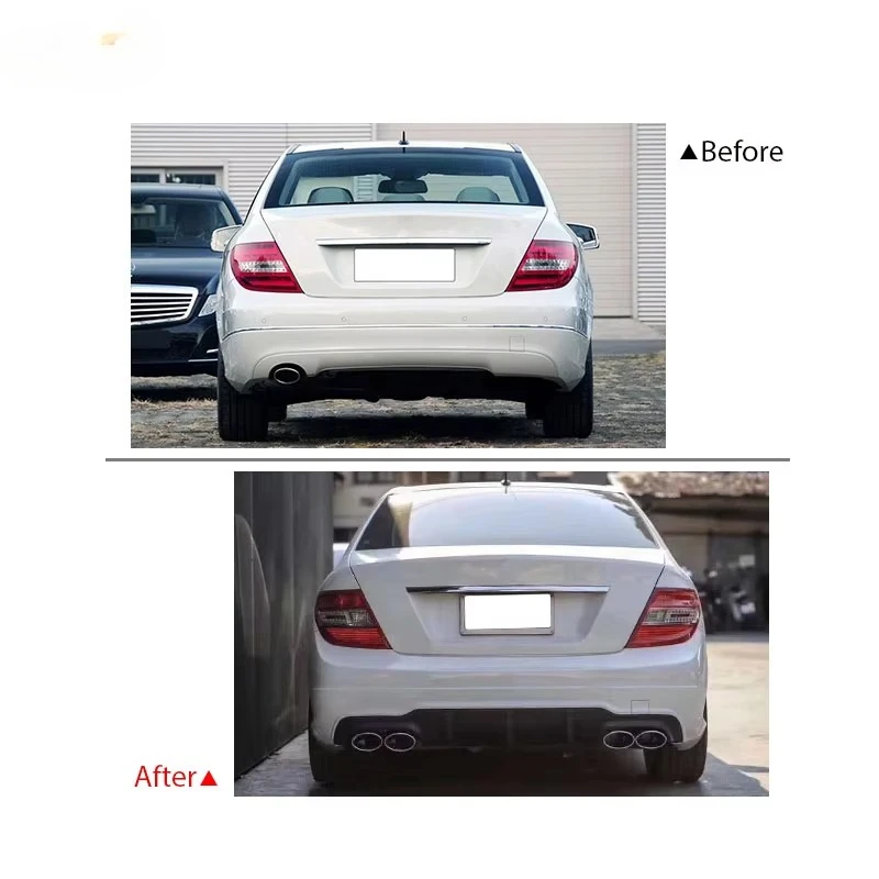 

GUGO Sporty C63 Style Body Kit for Benz C Class W204 2008-2014 Upgrade Bumper Set High Quality Vehicle Exterior Refit