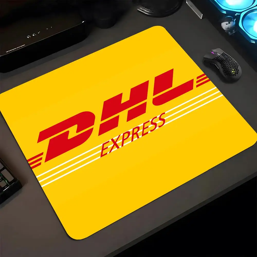 Simple Dhl Express Label Mouse Pad 18x22cm Small Rug  Keyboardpad Lock Edge Deskpad kawaii  Desktop Protection Mats