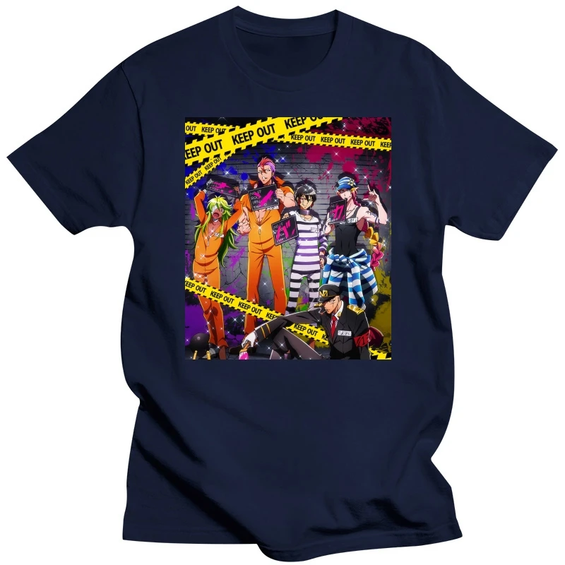 Nanbaka T Shirt Nanbaka Crew T-Shirt Cute Male Tee Shirt Cotton Short Sleeve Fashion Print 5x Tshirt