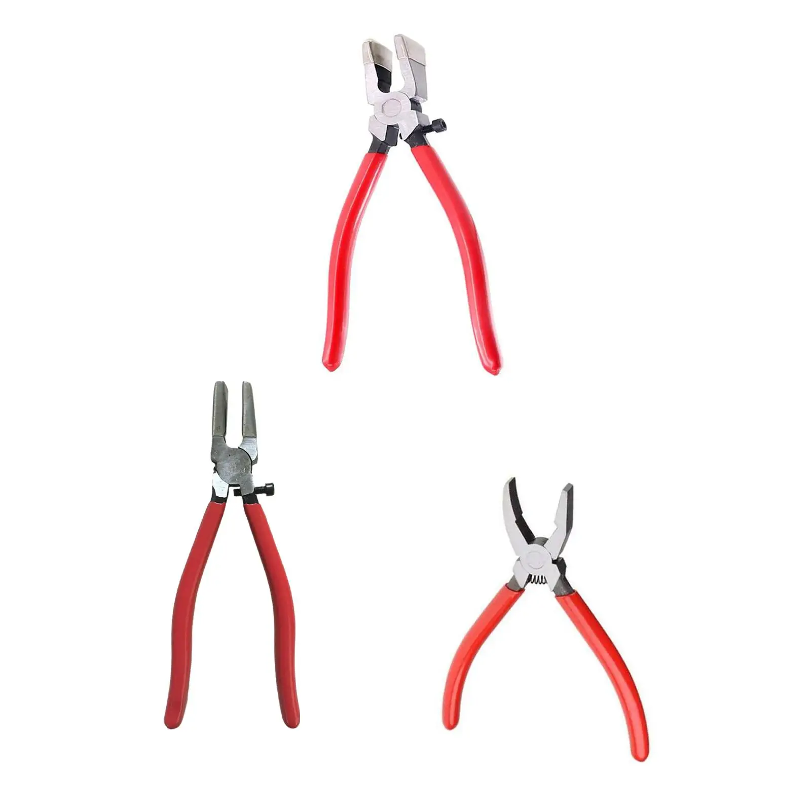 Glass Cutting Tool Grozing Pliers Glass Running Pliers Glass Breaking Pliers Key Fob Pliers for Mosaic Art Stained Glass Key Fob