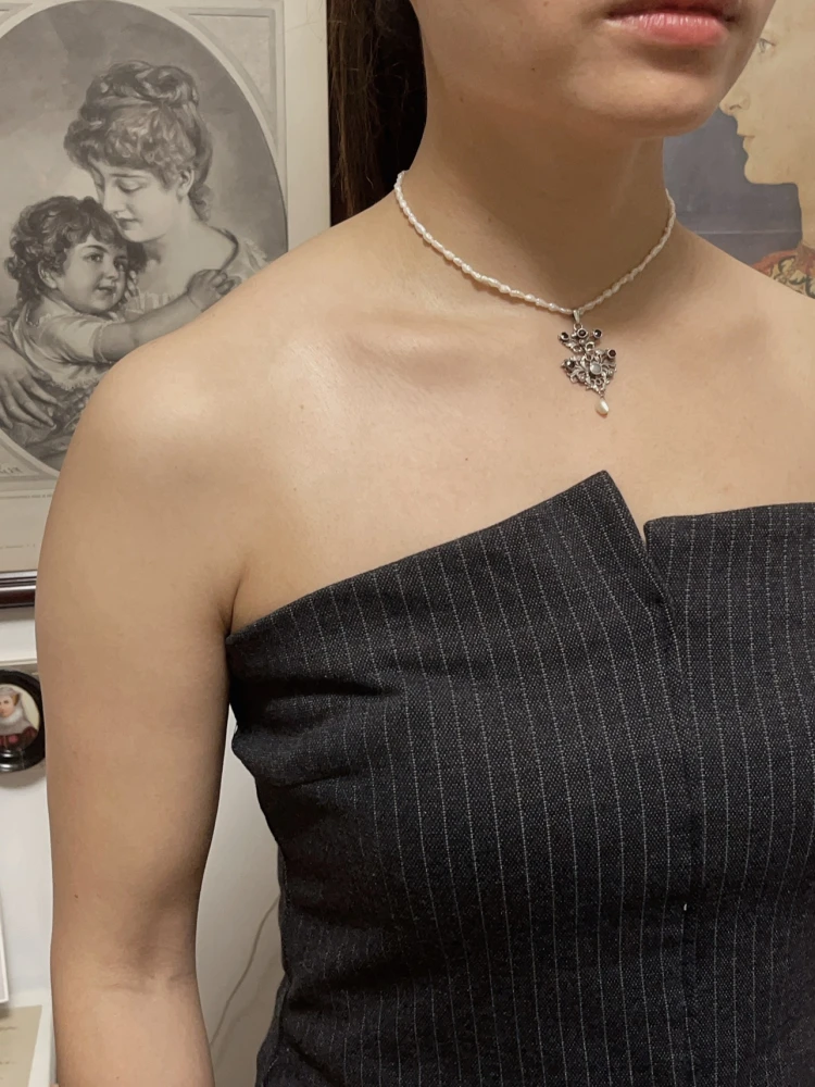 colgante-vintage-antiguo-de-plata-925-estilo-bohemio-con-Agata-perla-y-madreperla-joyeria-de-moda-en-plata