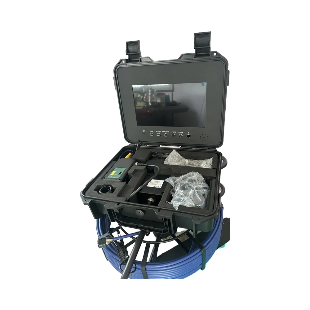 

10,1-дюймовая мини-камера для осмотра канализационных труб, кабель 50 м, 1080P, SD-карта 16 ГБ, ночное видение, аксессуар для уборки дома