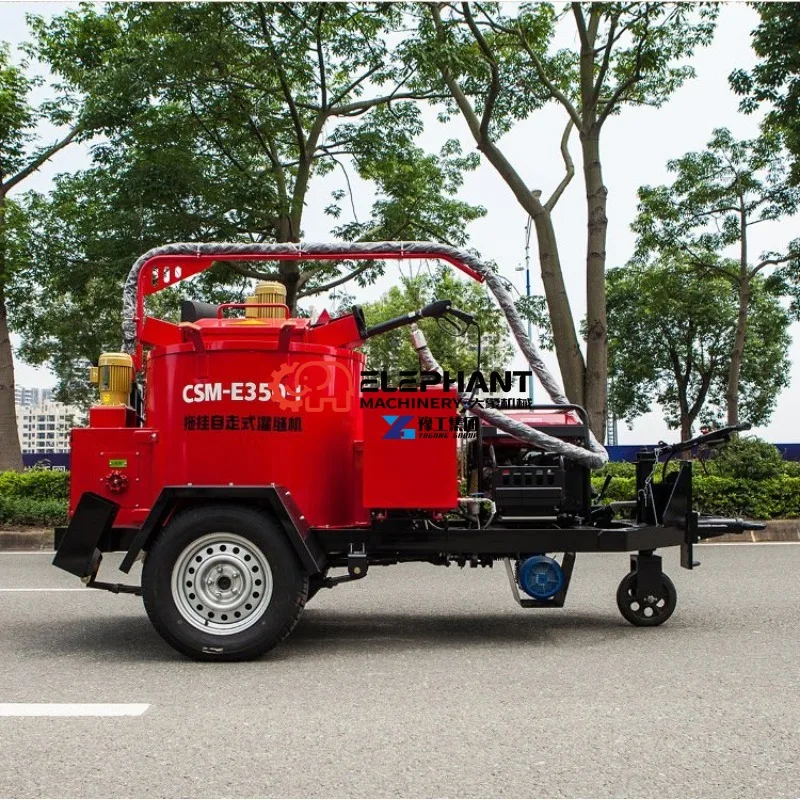 Trailer-Type Large Capacity Asphalt Pavement Crack Sealing Machine Highway Road Repair Maintenance Equipment